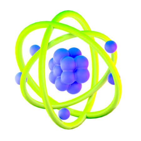 Estructura atomica  3D Icon