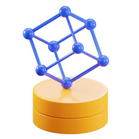 Estructura de datos  3D Icon