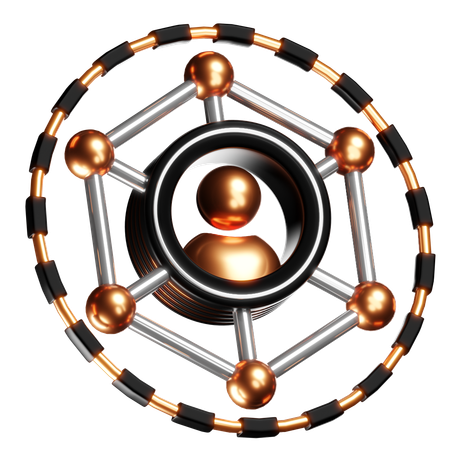 Estructura molecular  3D Icon