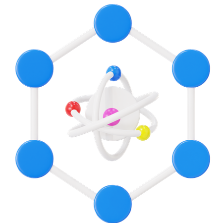 Estructura molecular  3D Icon