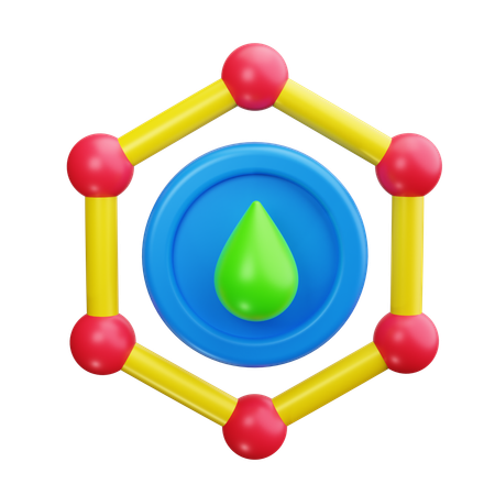 Estructura molecular  3D Icon