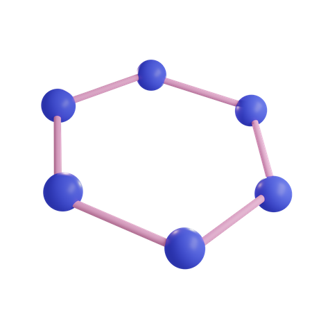 Estrutura circular  3D Icon