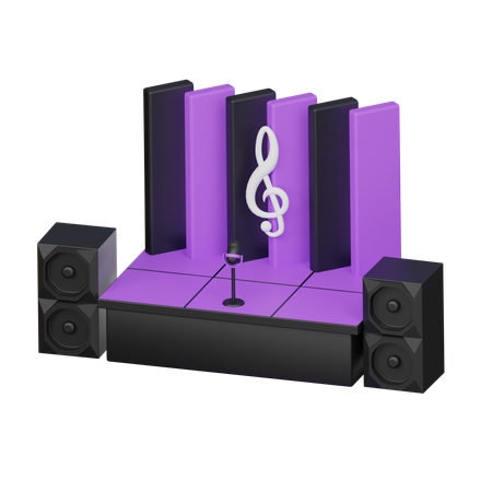 Escenario  3D Icon