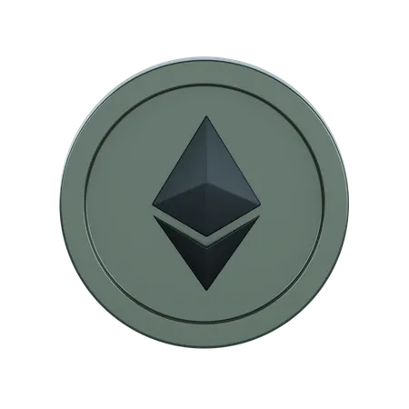 Eth Coin  3D Illustration