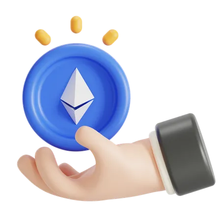 Ethereum  3D Icon