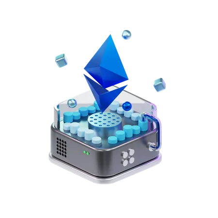 Ethereum  3D Icon