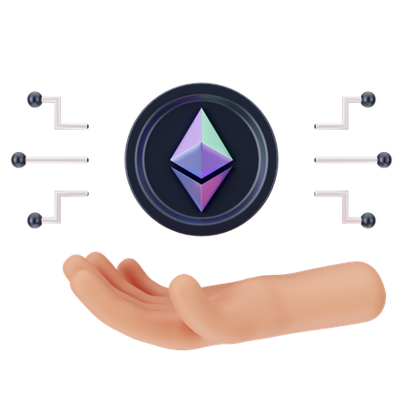 Ethereum  3D Icon