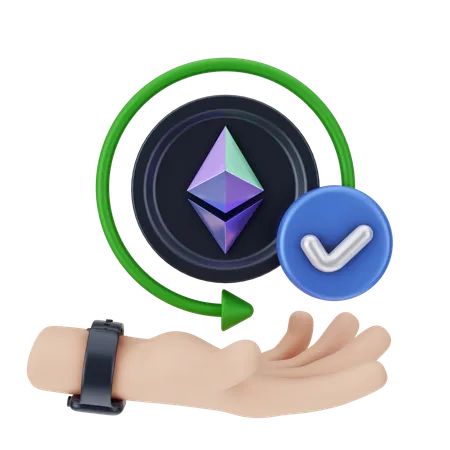 Ethereum  3D Icon