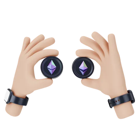 Ethereum  3D Icon