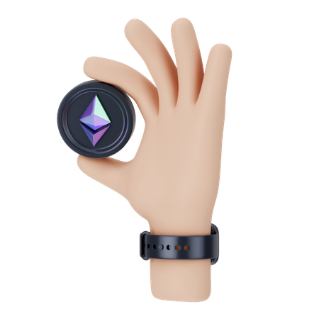 Ethereum  3D Icon