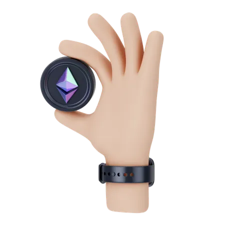 Ethereum  3D Icon