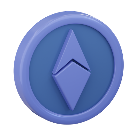 Ethereum  3D Icon