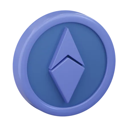 Ethereum  3D Icon