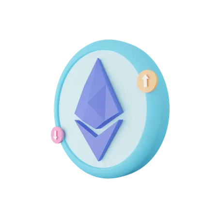 Ethereum  3D Icon