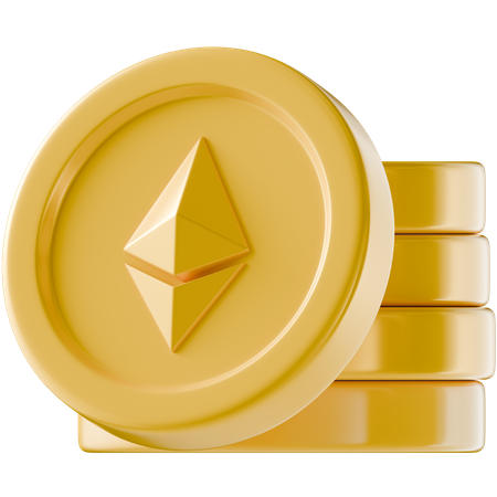 Ethereum  3D Icon