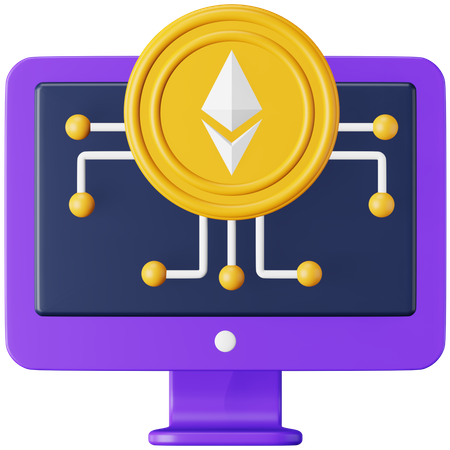 Ethereum  3D Icon