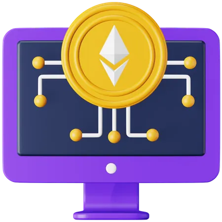 Ethereum  3D Icon