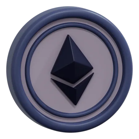 Ethereum  3D Icon