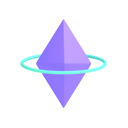 Ethereum  3D Illustration