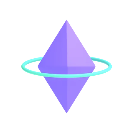 Ethereum  3D Illustration