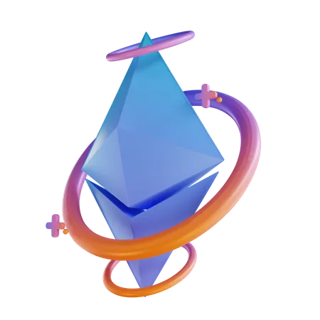 Ethereum  3D Illustration