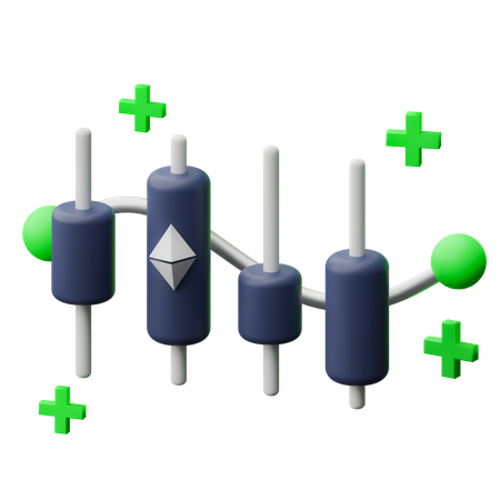 Ethereum Analysis  3D Icon