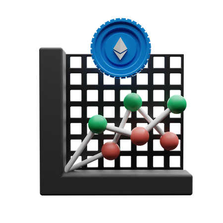 Ethereum Analysis  3D Illustration