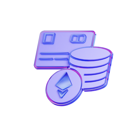 Ethereum Card  3D Icon