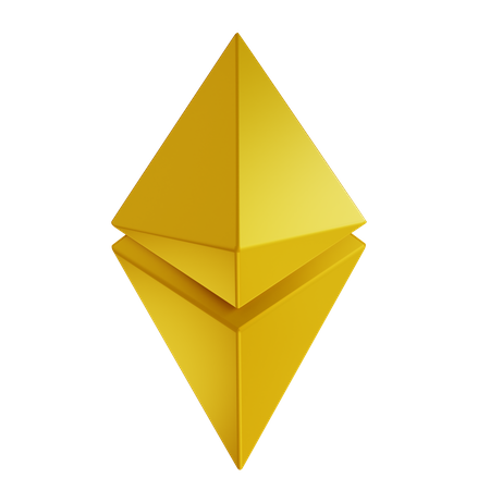 Logotipo Ethereum  3D Icon