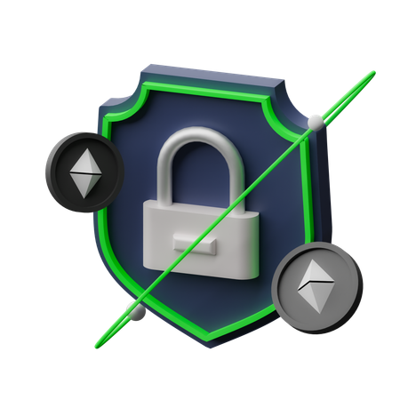 Ethereum Security  3D Icon