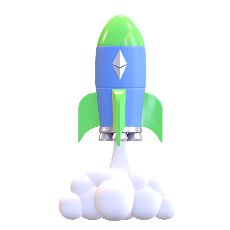 Inicialização etéreo  3D Illustration