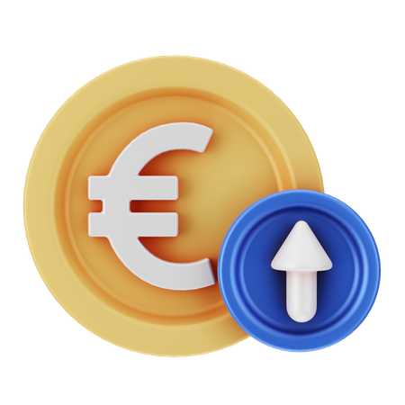 Euro-Wachstum  3D Icon