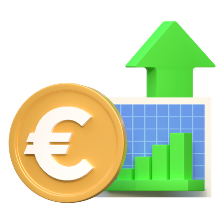 Preço do investimento em euros sobe  3D Icon