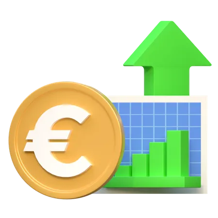 Preço do investimento em euros sobe  3D Icon