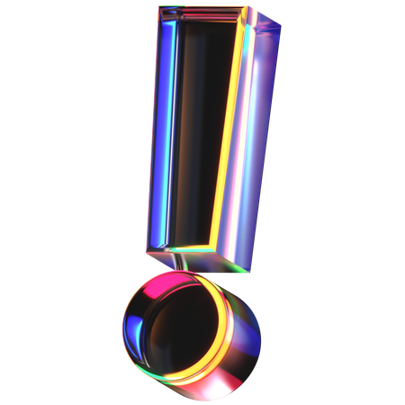 Exclamation  3D Icon