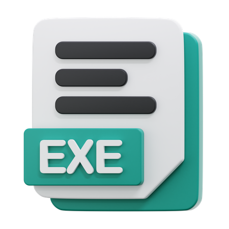 EXE FILE  3D Icon