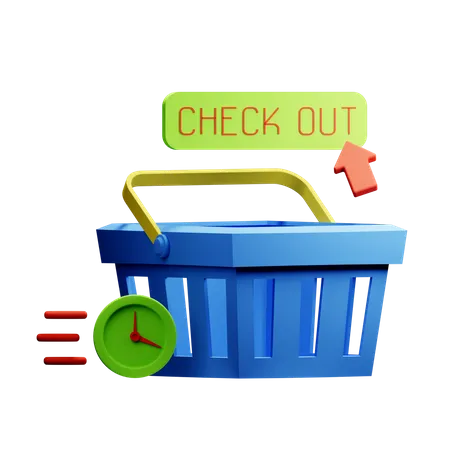 Express Checkout  3D Icon