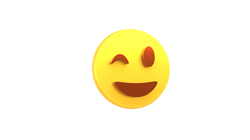 Eye Blink Emoji  3D Emoji