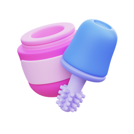 Eye Mascara  3D Icon