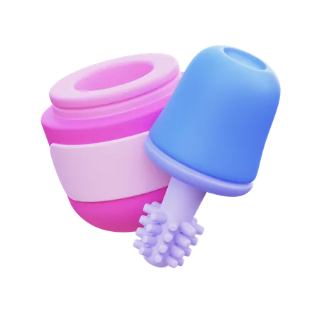 Eye Mascara  3D Icon