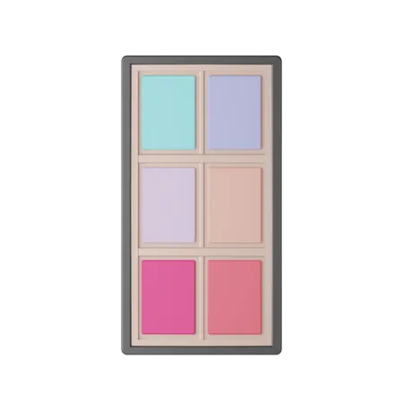 Eye Shadow Palette  3D Icon