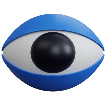 Eye Vision  3D Icon