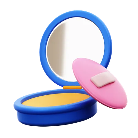 Face Powder  3D Illustration