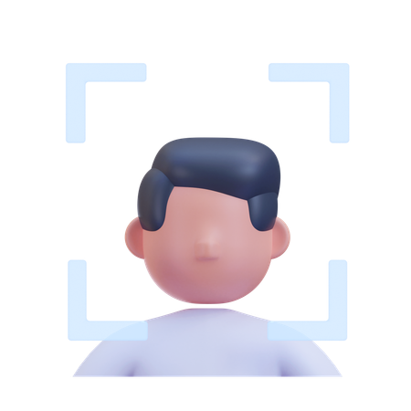 顔スキャン  3D Icon