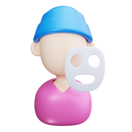 Facial Mask  3D Icon