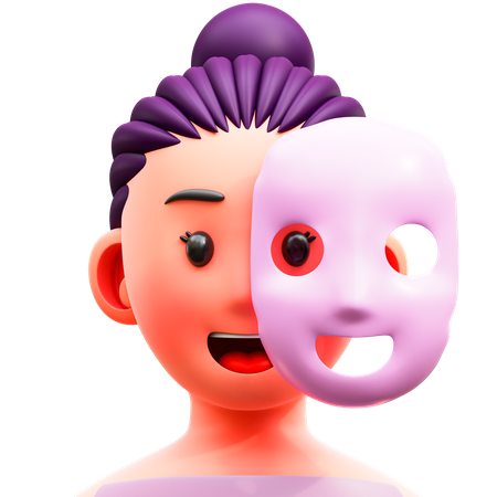 Facial Mask  3D Illustration