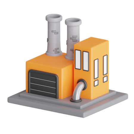 Factory  3D Icon