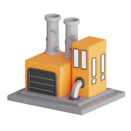 Factory  3D Icon