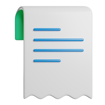 Facturation  3D Icon