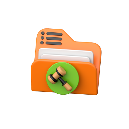 Fallakten  3D Icon